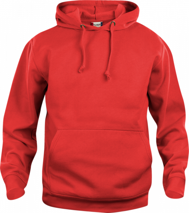 Clique - Basic Cotton Hoodie - Rouge