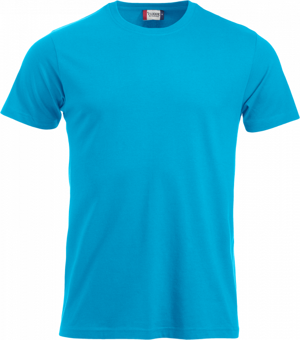 Clique - Klassisk Bomulds T-Shirt - Turkis