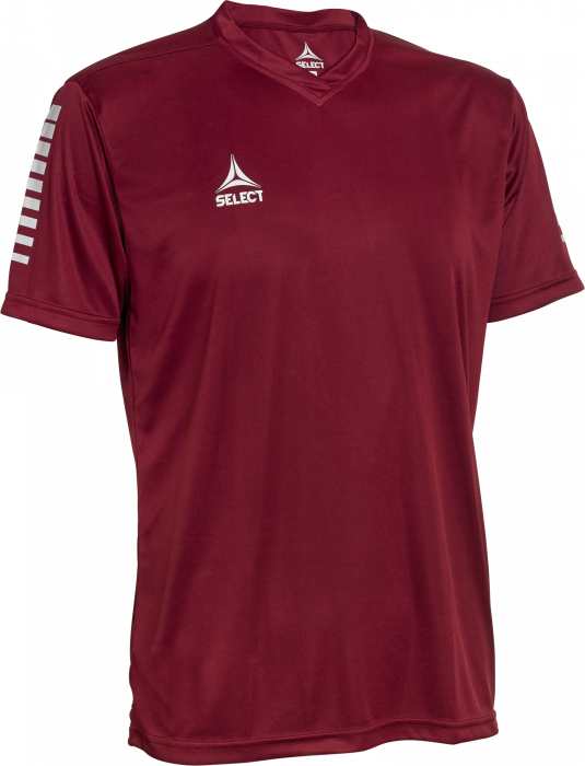 Select - Pisa Player Jersey Kids - Bordeaux & white