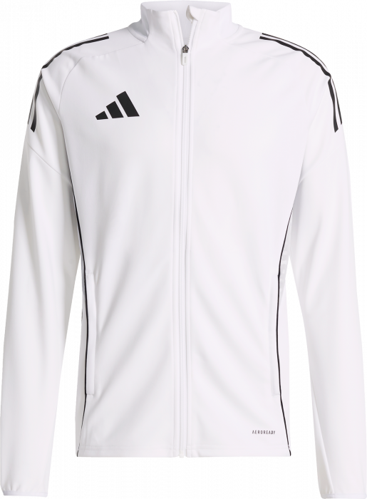 Adidas - Tiro 25 Competition Træningstrøje Med Lynlås - Hvid