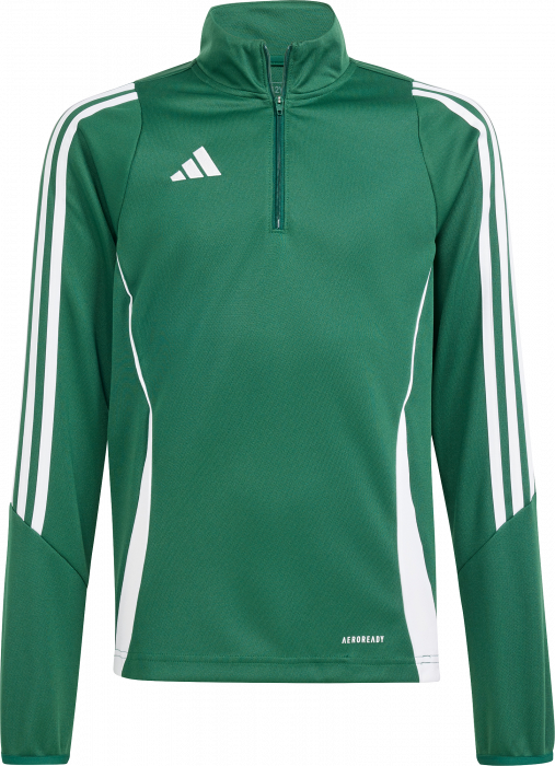 Adidas - Tiro 24 Training Top - Green Dark & vit