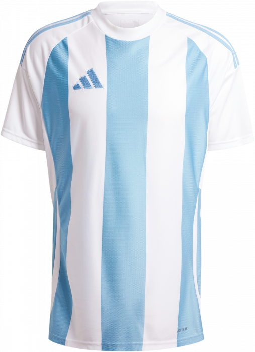 Adidas - Striped 24 Player Jersey - T Light Blue & white