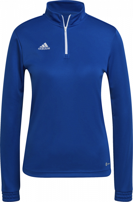 Adidas - Entrada 22 Træning Top With Half Zip Woman - Kobaltblau