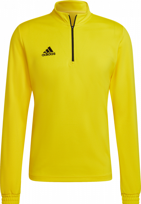 Adidas - Entrada 22 Træning Top With Half Zip Jr - T Yellow & nero