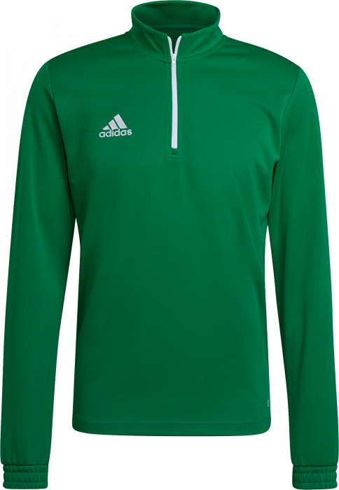 Adidas - Entrada 22 Træning Top With Half Zip - T Green & biały