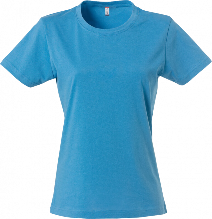 Clique - Basic Cotton T-Shirt Woman - Turkusowy