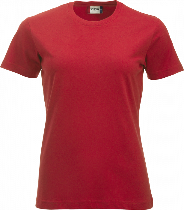 Clique - Classic Cotton Tee Women - Czerwony