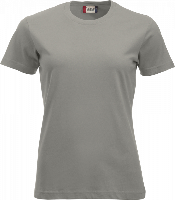 Clique - Classic Cotton Tee Women - Prateado