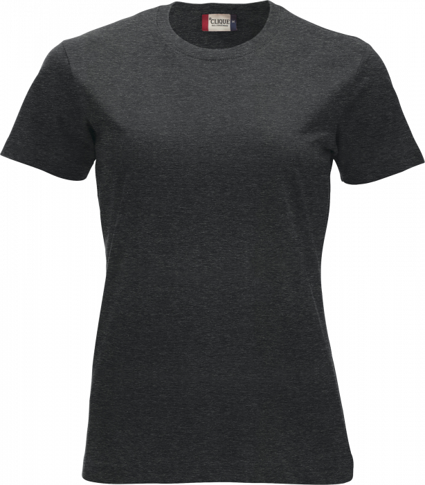 Clique - Classic Cotton Tee Women - Anthracite Melange