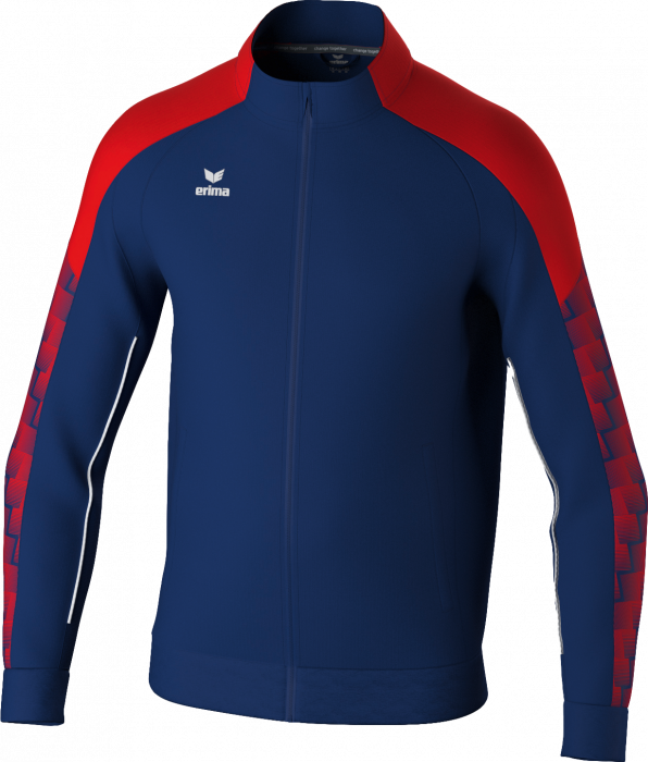 Erima - Evo Star Training Jacket Full Zip - New Navy & vermelho