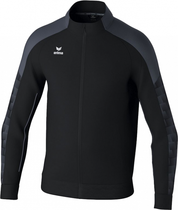 Erima - Evo Star Training Jacket Full Zip - Nero & slate grey