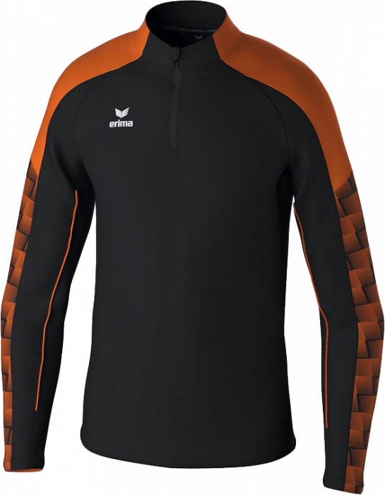 Erima - Evo Star Training Top Half Zip - Svart & orange