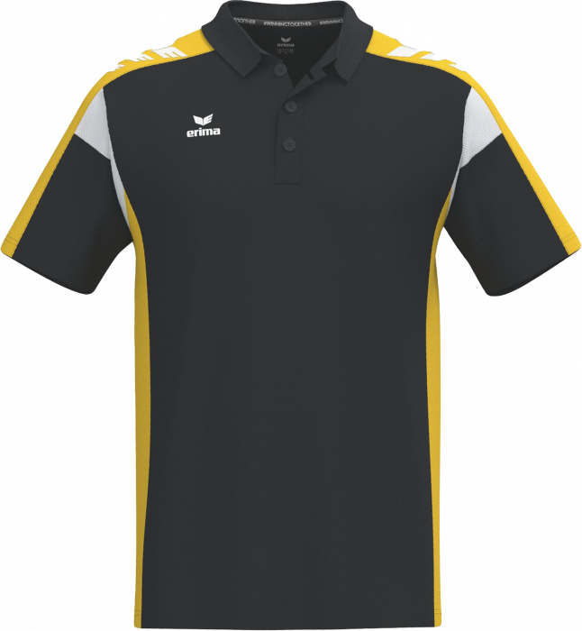Erima - Celebrate 125 Polo - Black & yellow