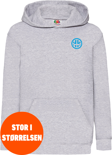 Fruit of the loom - Helsingør Håndbold Classic Hoodie Kids - Heather Grey