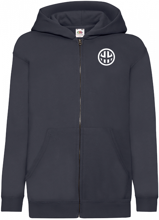 Fruit of the loom - Helsingør Håndbold Classic Zip Hoodie Kids - Deep Navy