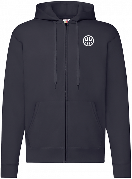 Fruit of the loom - Helsingør Håndbold Klassisk Hoodie M. Zip Voksen - Deep Navy