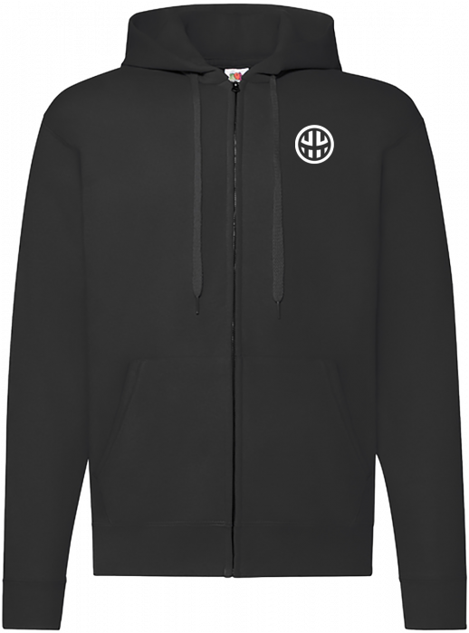 Fruit of the loom - Helsingør Håndbold Classic Hoodie W. Zip Adults - Noir