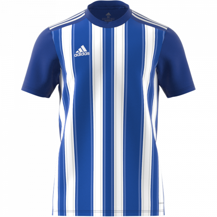Adidas - Striped 21 Jersey - Kobaltowy & biały