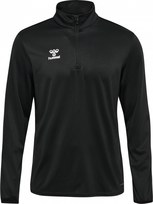 Hummel - Essential Training Sweat With Half Zip - Black