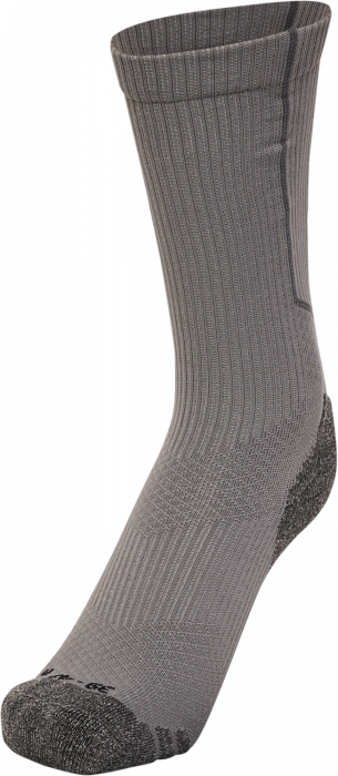 Hummel - Pro Training Socks Low - Steel Grey & wit