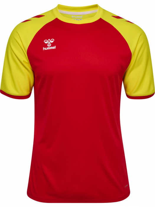 Hummel - Match League Jersey - True Red & blazing yellow