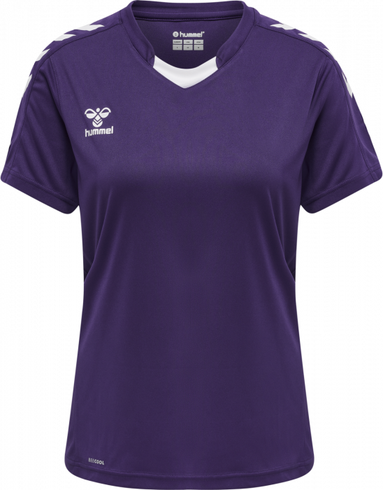 Hummel - Core Xk Poly Jersey Women - Purple Reign & branco