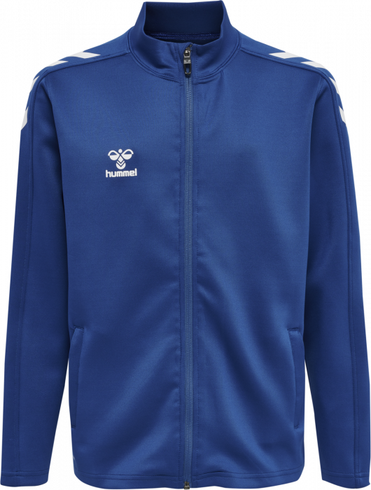 Hummel - Core Xk Poly Sweatshirt Jr - True Blue & biały