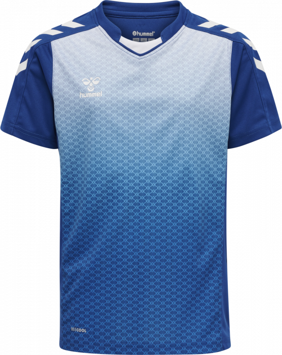 Hummel - Core Xk Sublimaiton Jersey Jr - True Blue & biały