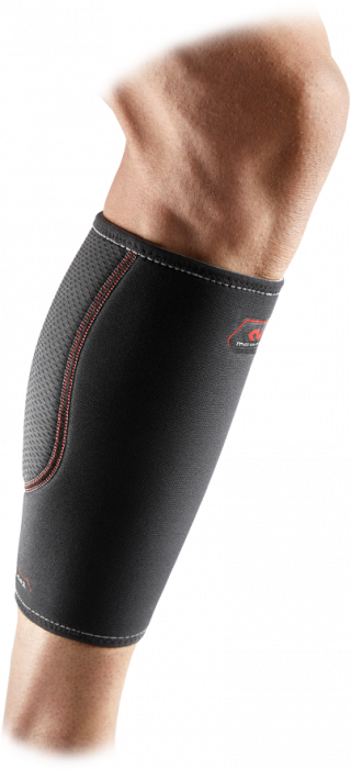 McDavid - Calf Sleeve - Black & scarlet red