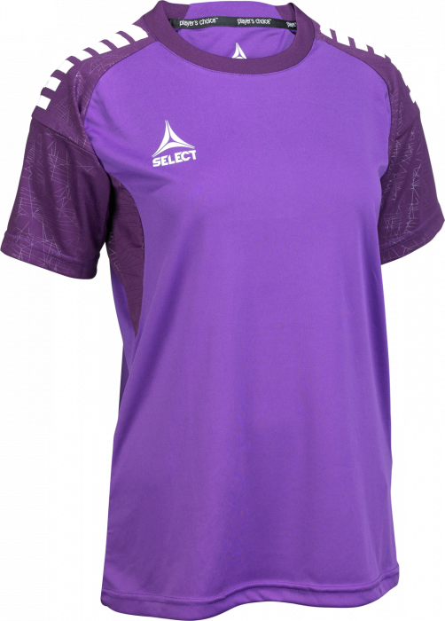 Select - Spain V25 Player Shirt S/s Women - Viola & bianco